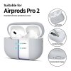 Etui silikonowe TECH-PROTECT SILICONE APPLE AIRPODS PRO 1 / 2 CRAYON GREY